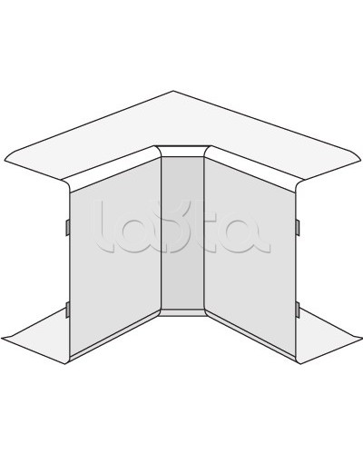 Угол внутренний AIM 40x17 DKC 00395 в Каспийске Аксессуары для кабель-канала Pintop.ru