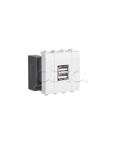 Устройство зарядное Белое облако, Avanti, 2.1А, 2 мод. DKC 4400542 в Каспийске Блоки розеток Pintop.ru