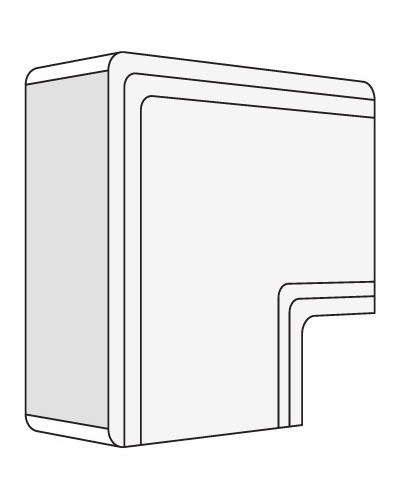 Угол плоский 40x40 NPAN DKC 01738 в Каспийске Аксессуары для кабель-канала Pintop.ru