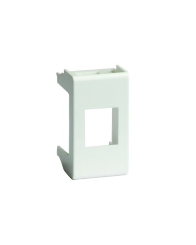 Адаптер для keystone, VIVA, 1 мод, цвет серый DKC 45107 в Каспийске Аксессуары для стоек и шкафов Pintop.ru