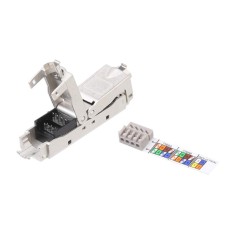 Адаптер проходной Hyperline (CA3-IDC-C6A-SH-F-SL)