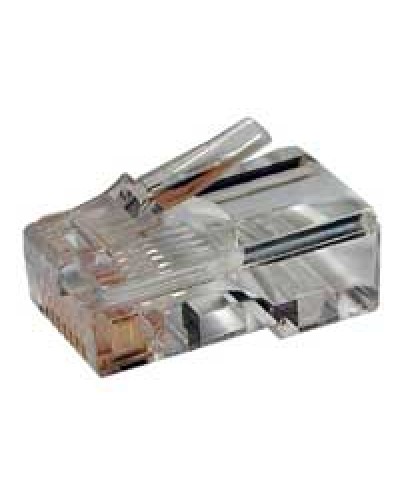 Разъем RJ-45 под витую пару, кат 5 Hyperline PLUG-8P8C-U-C5 в Каспийске Коннекторы и разъемы Pintop.ru