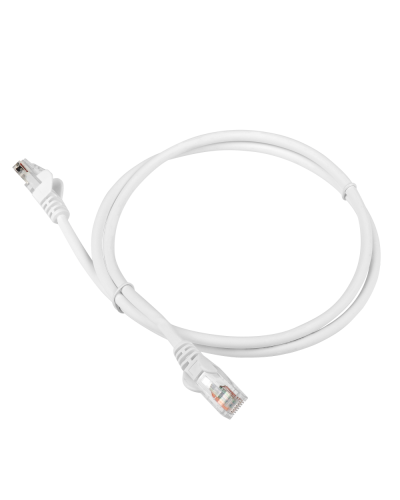 Патч-корд LANMASTER LSZH UTP кат.5e, 0.3 м, белый LANMASTER LAN-PC45/U5E-0.3-WH в Каспийске Патчкорды (медные) Pintop.ru